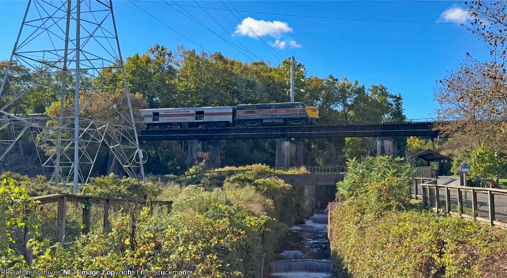 CVSR 6777 heads north on the first trip of the day.